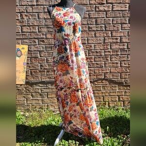 Forever 21 Multicolor Floral Maxi Dress